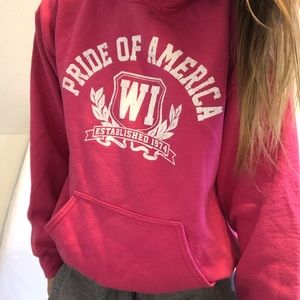 Pride of America pink sweatshirt